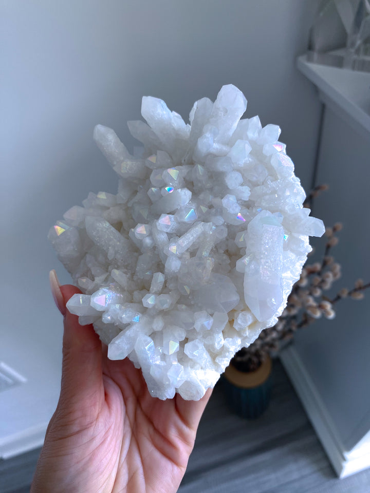 Super Sparkly Angel Aura Quartz Chunk #1