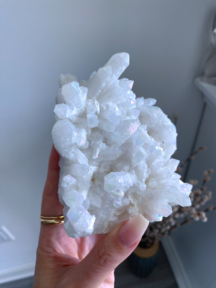 Super Sparkly Angel Aura Quartz Chunk #1