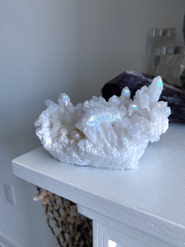 Super Sparkly Angel Aura Quartz Chunk #1