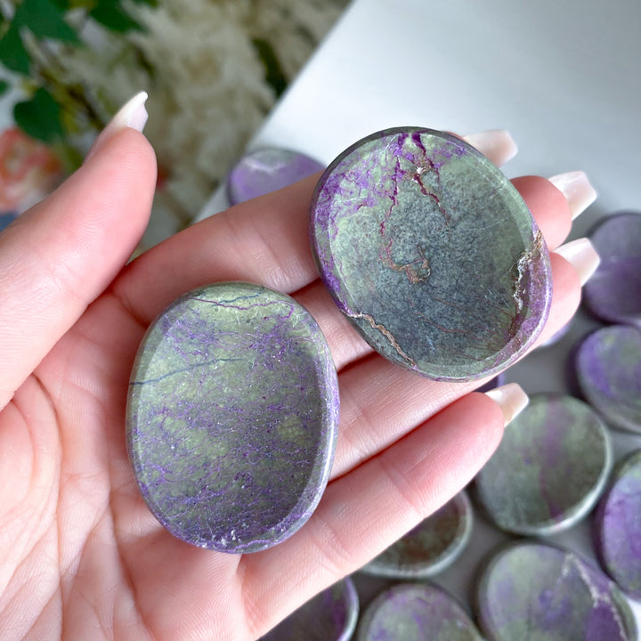 Stichtite Worry Stone