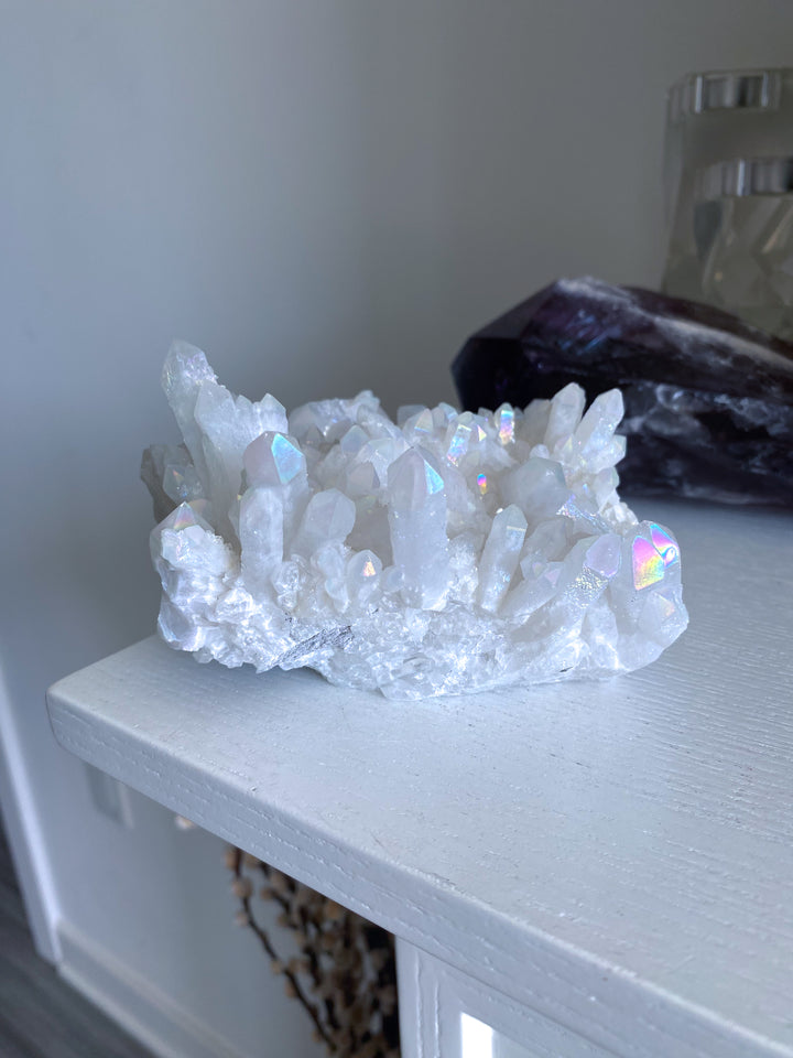 Super Sparkly Angel Aura Quartz Chunk #1