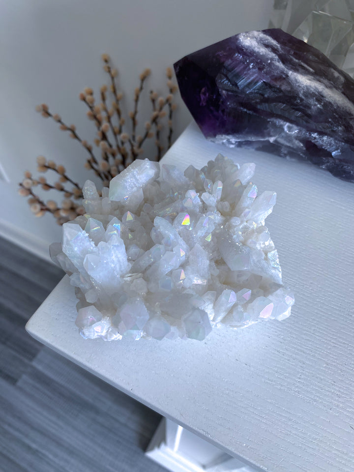 Super Sparkly Angel Aura Quartz Chunk #1