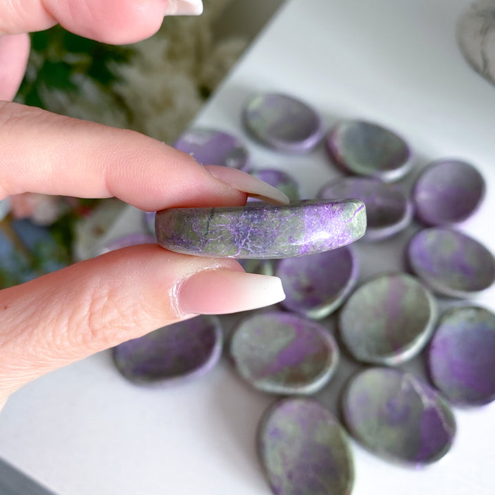 Stichtite Worry Stone