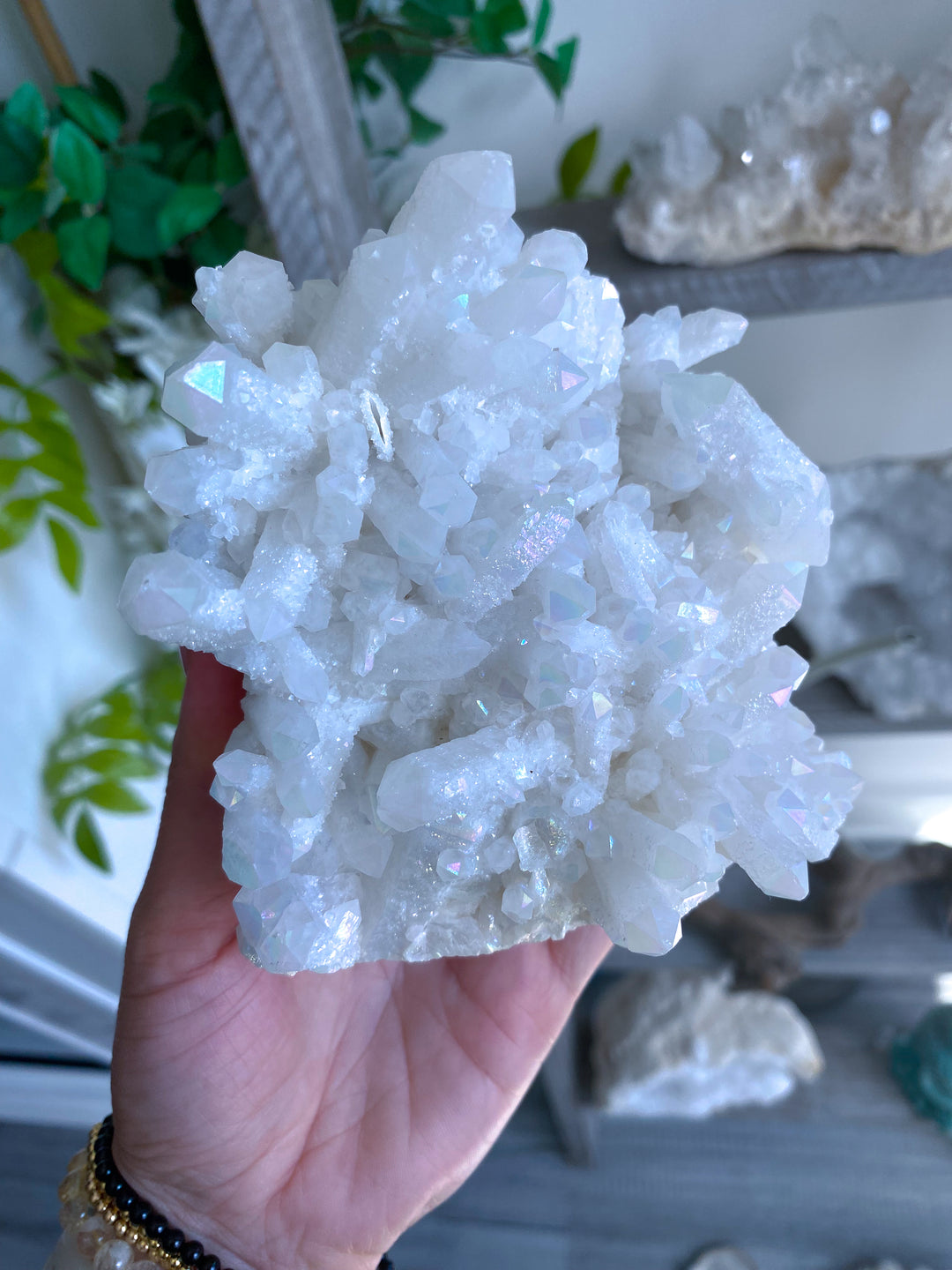 Super Sparkly Angel Aura Quartz Chunk #1