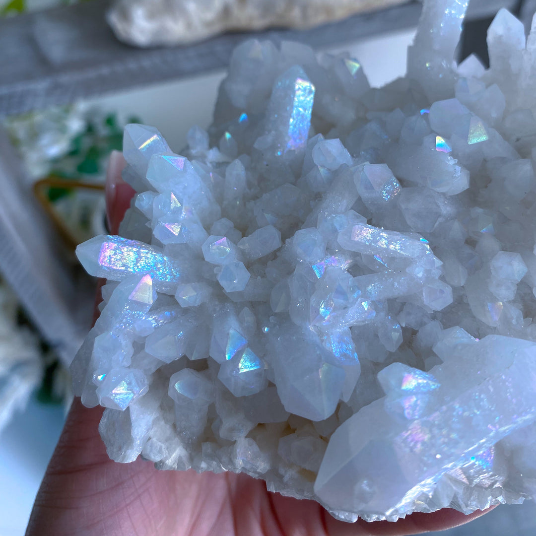 Super Sparkly Angel Aura Quartz Chunk #1