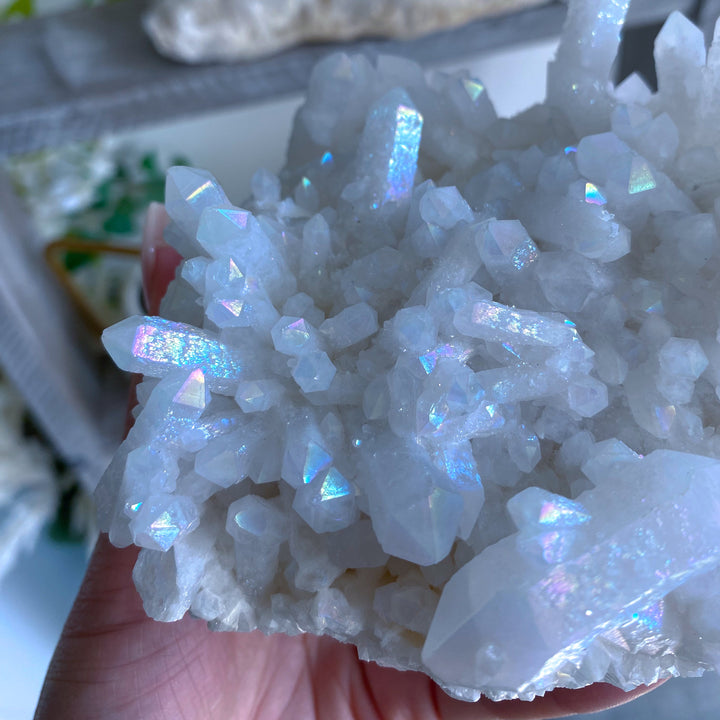 Super Sparkly Angel Aura Quartz Chunk #1