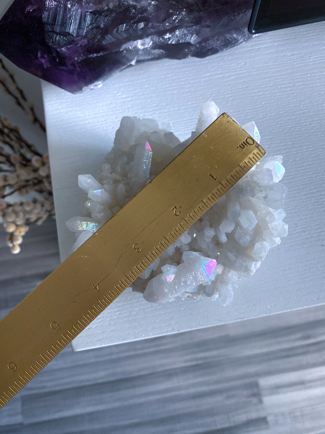 Super Sparkly Angel Aura Quartz Chunk #1
