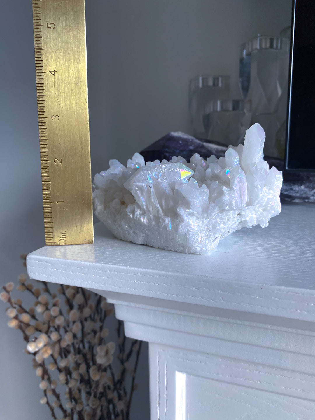Super Sparkly Angel Aura Quartz Chunk #1