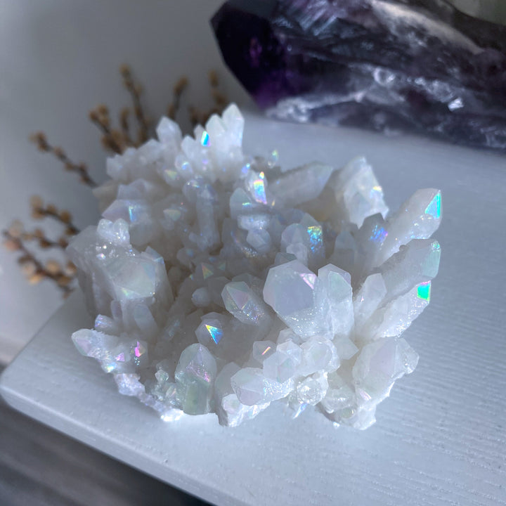 Super Sparkly Angel Aura Quartz Chunk #1