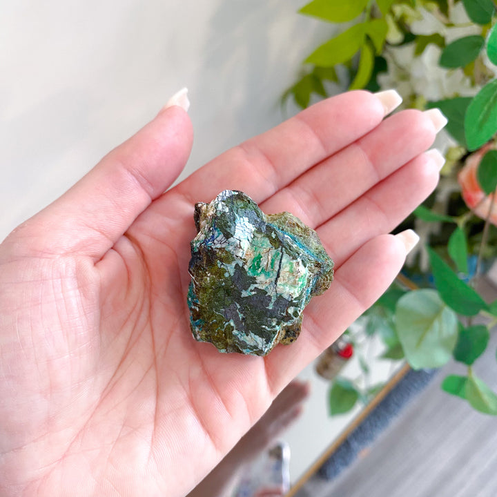 Raw Azurite Malachite Piece