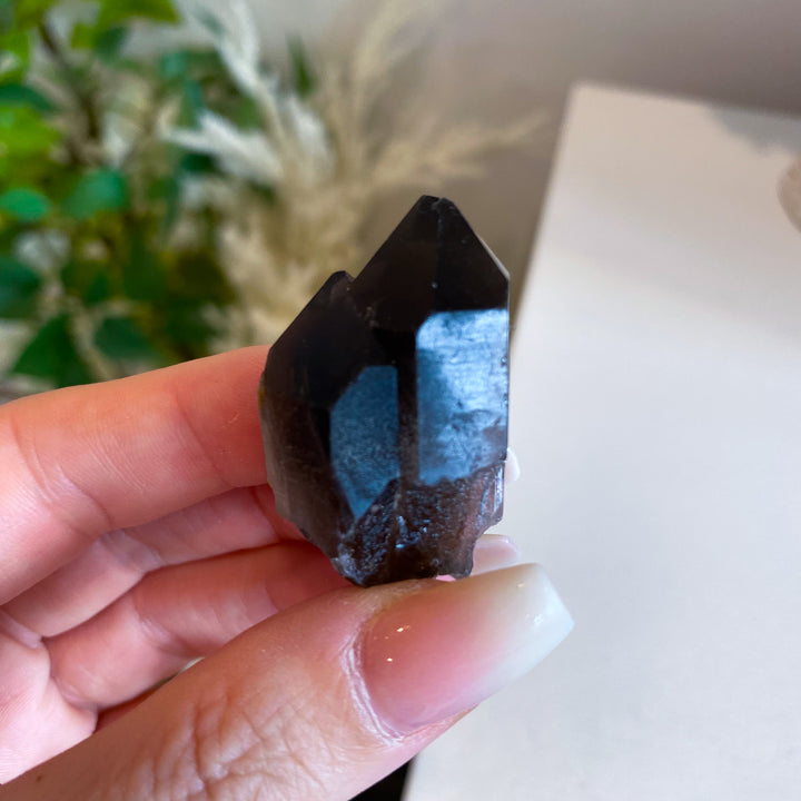 Natural Smokey Quartz Point Twin