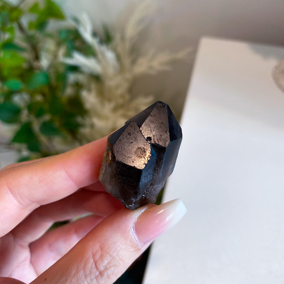 Natural Smokey Quartz Point Twin