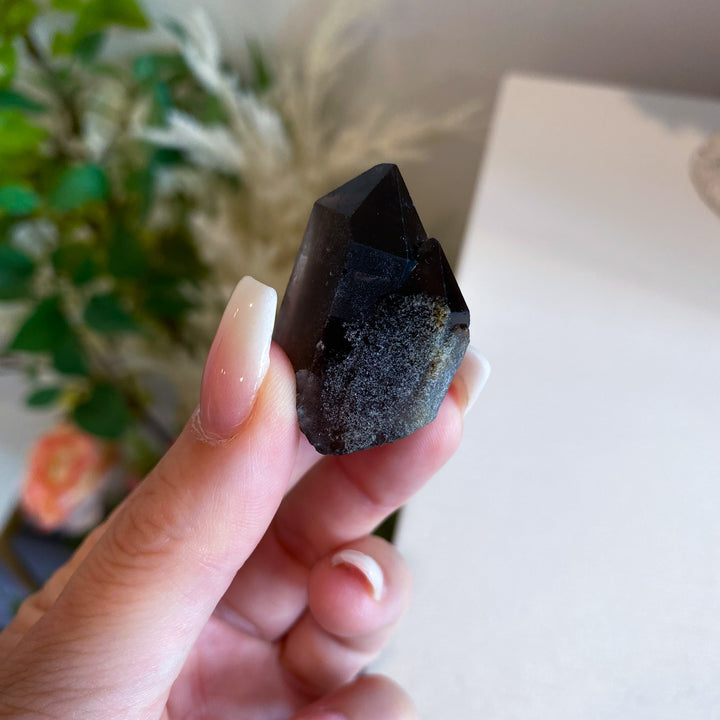 Natural Smokey Quartz Point Twin