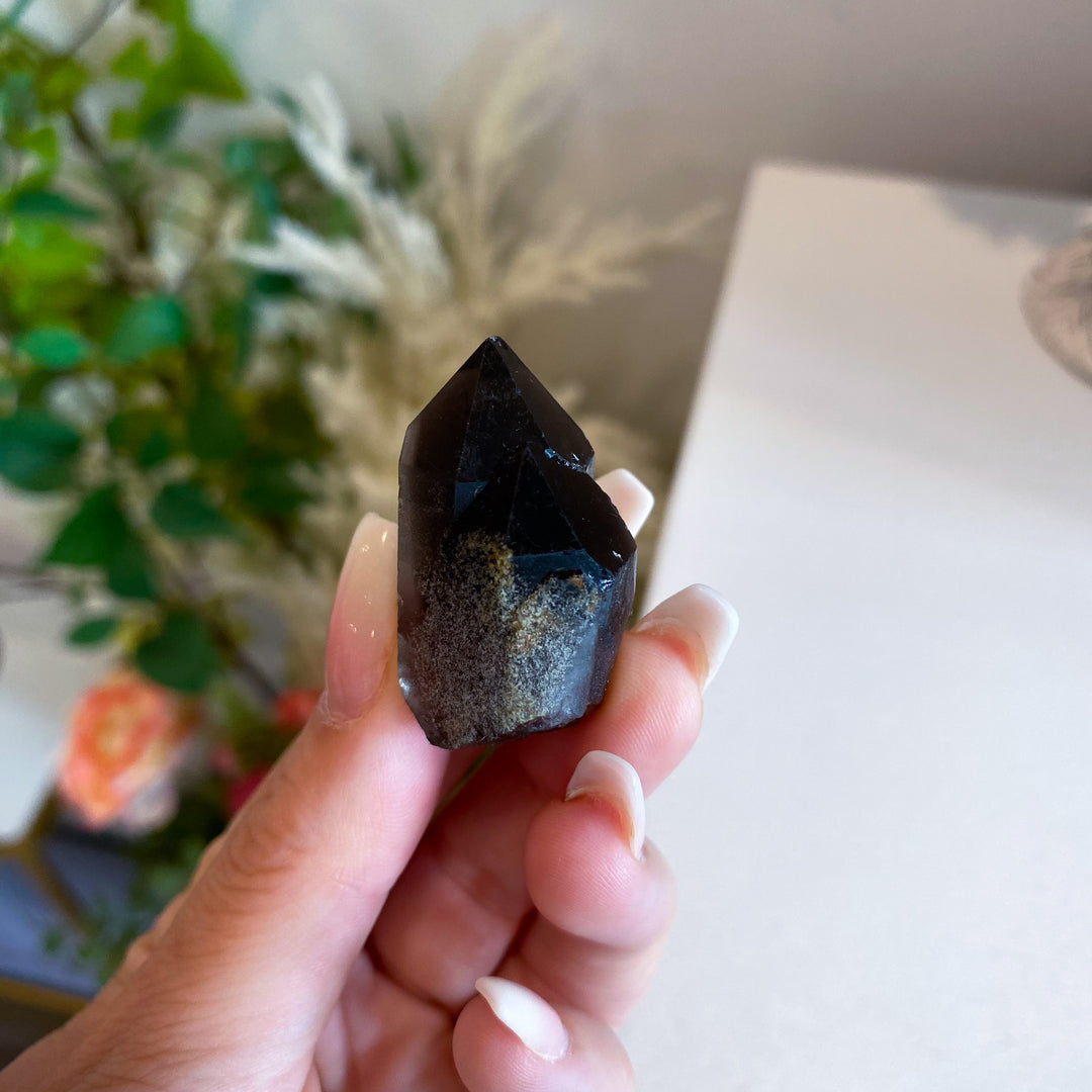 Natural Smokey Quartz Point Twin