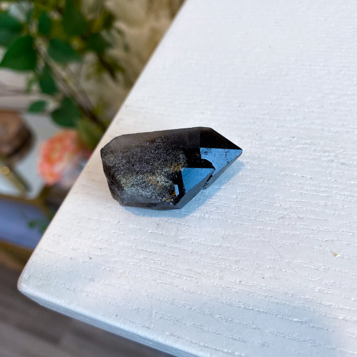 Natural Smokey Quartz Point Twin