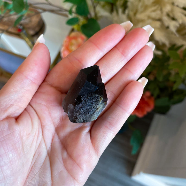 Natural Smokey Quartz Point Twin