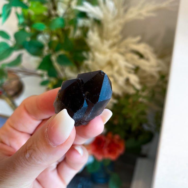 Natural Smokey Quartz Point Twin