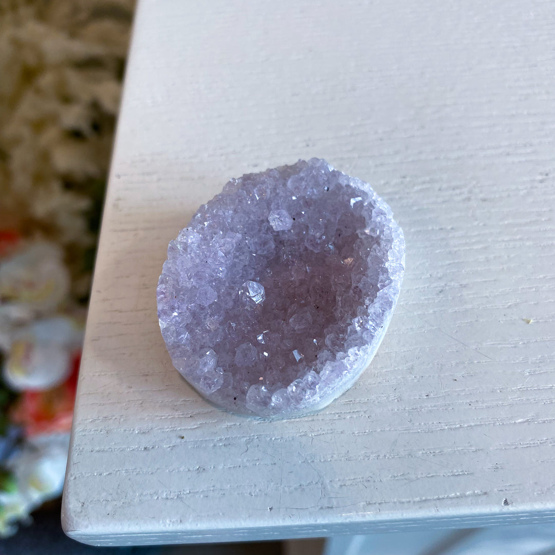 Small Rainbow Amethyst Cluster 