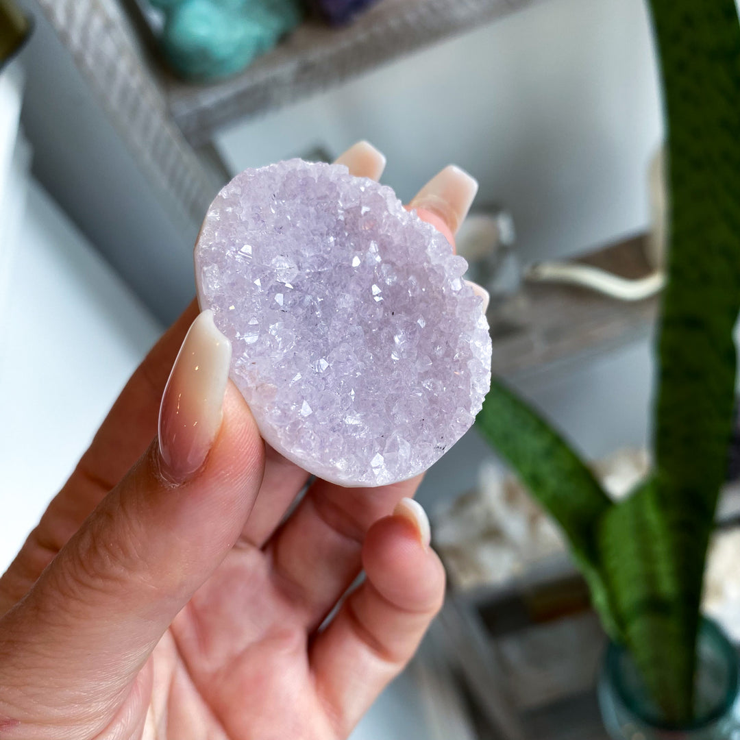 Small Rainbow Amethyst Cluster 