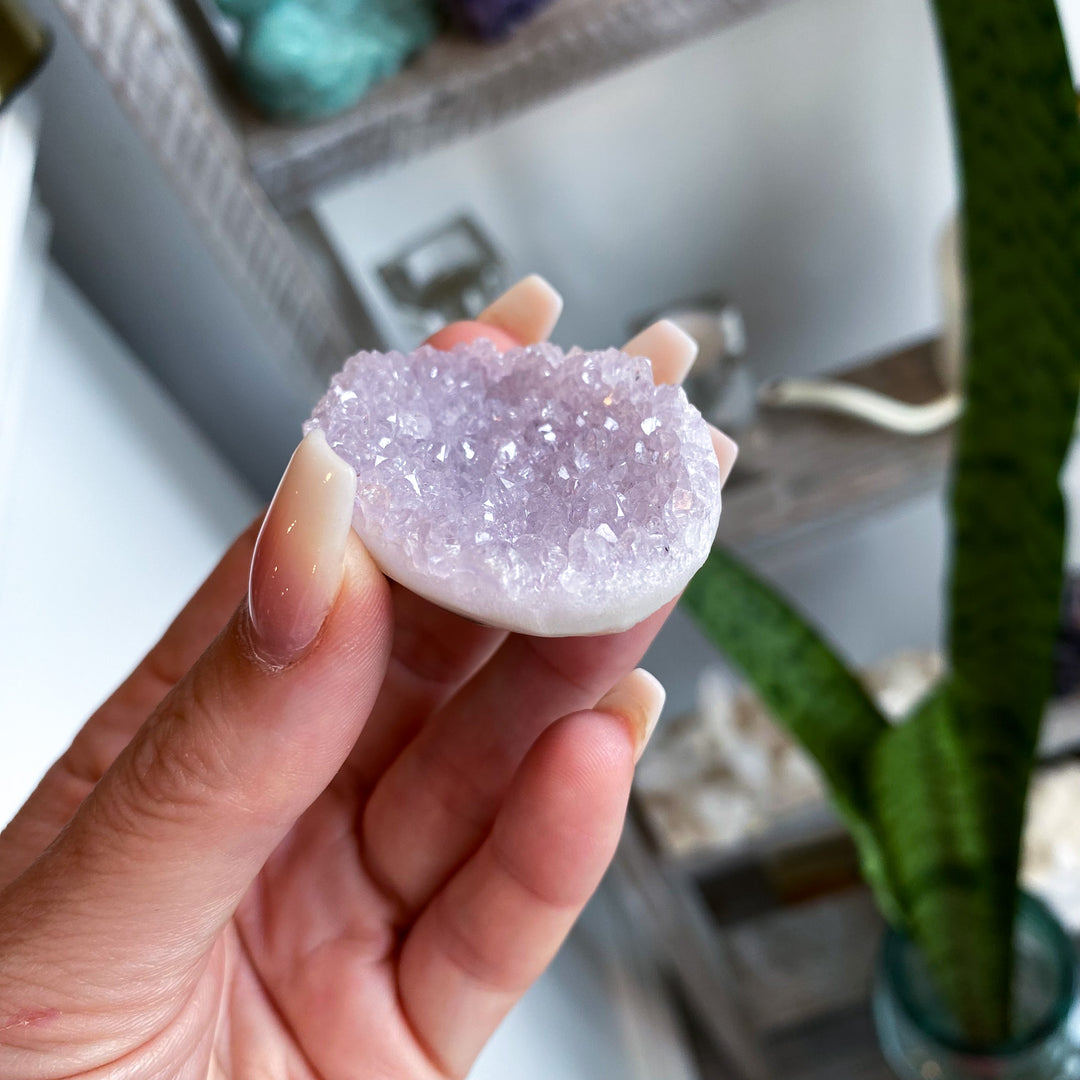 Small Rainbow Amethyst Cluster 