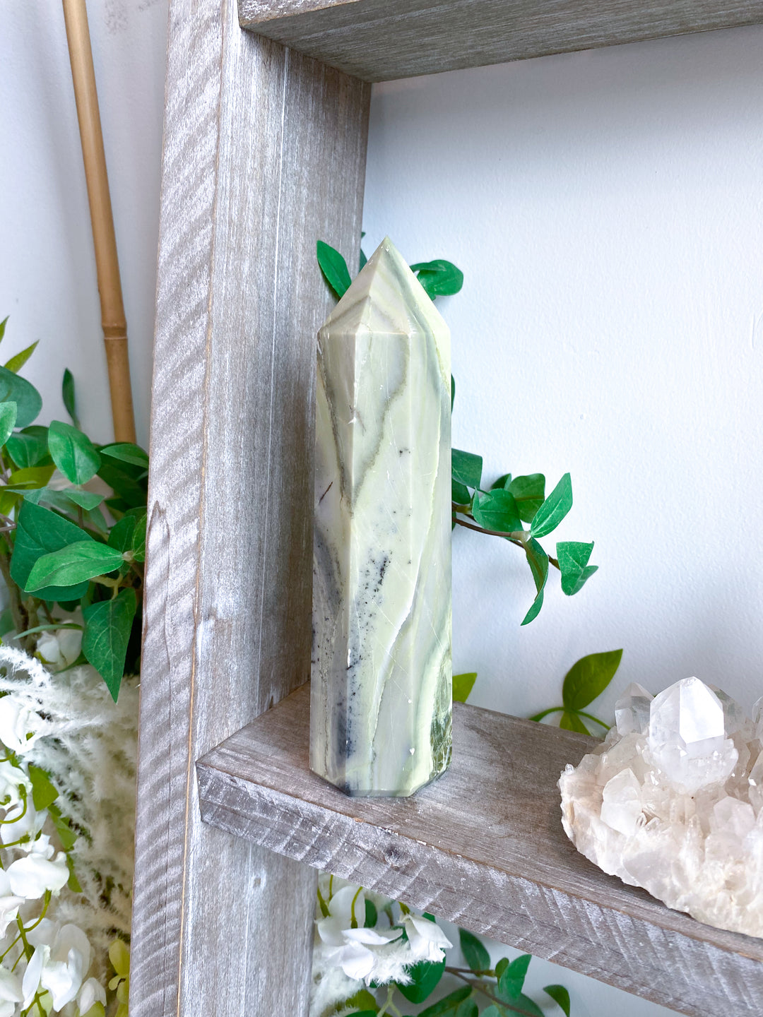 XL Green Serpentine Tower 7"