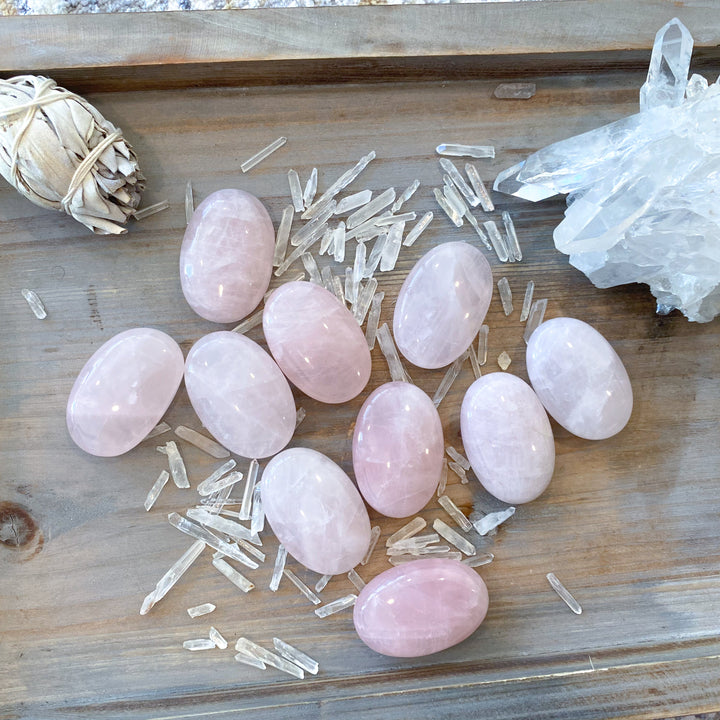 Rose Quartz Small Palm