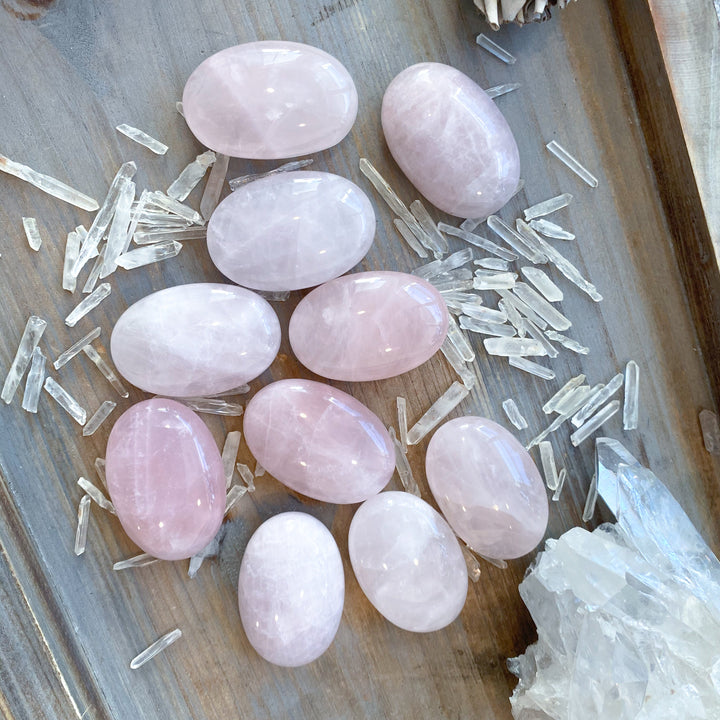 Rose Quartz Small Palm