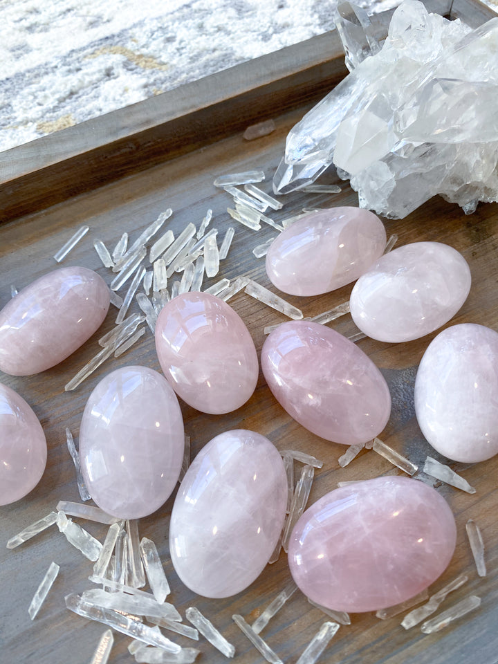 Rose Quartz Small Palm
