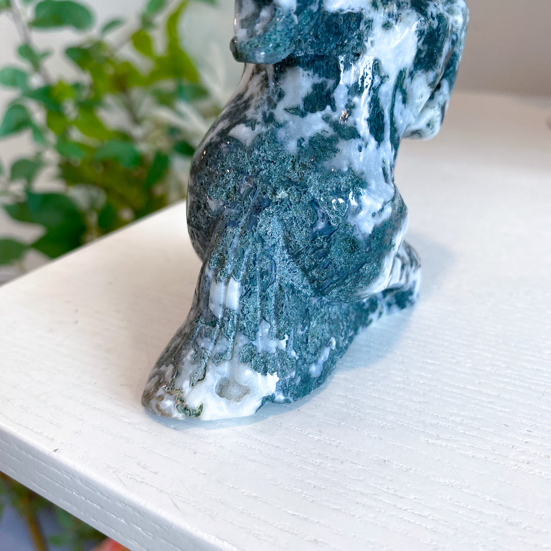 Large Moss Agate Horse 