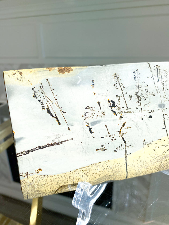 Gorgeous Picture Jasper Slab on Stand #2