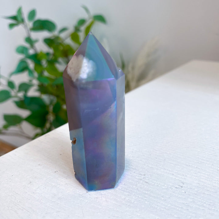 Dark Aura Flower Agate Tower 