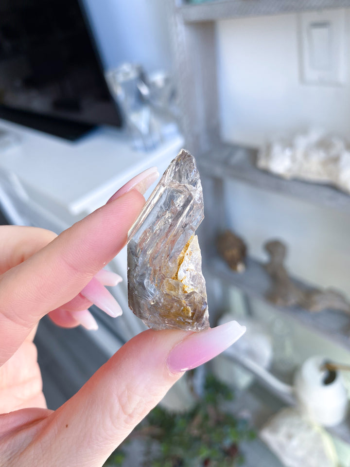 Natural Elestial Smokey Quartz #1