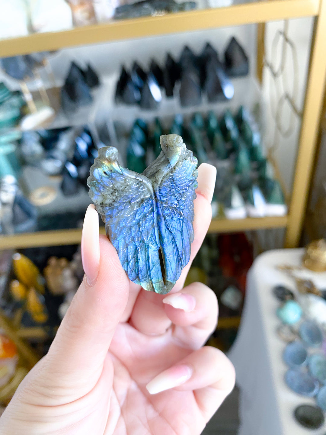 Labradorite Angel Wings