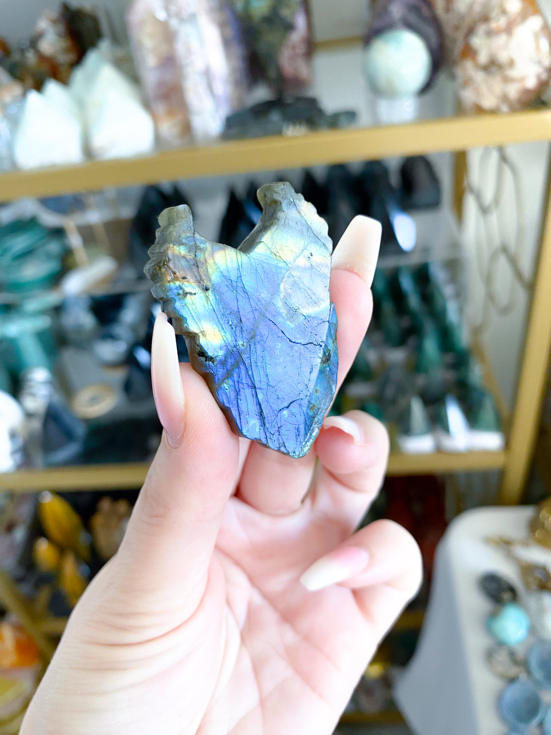Labradorite Angel Wings