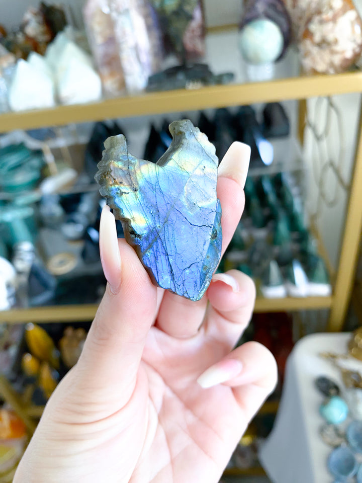 Labradorite Angel Wings