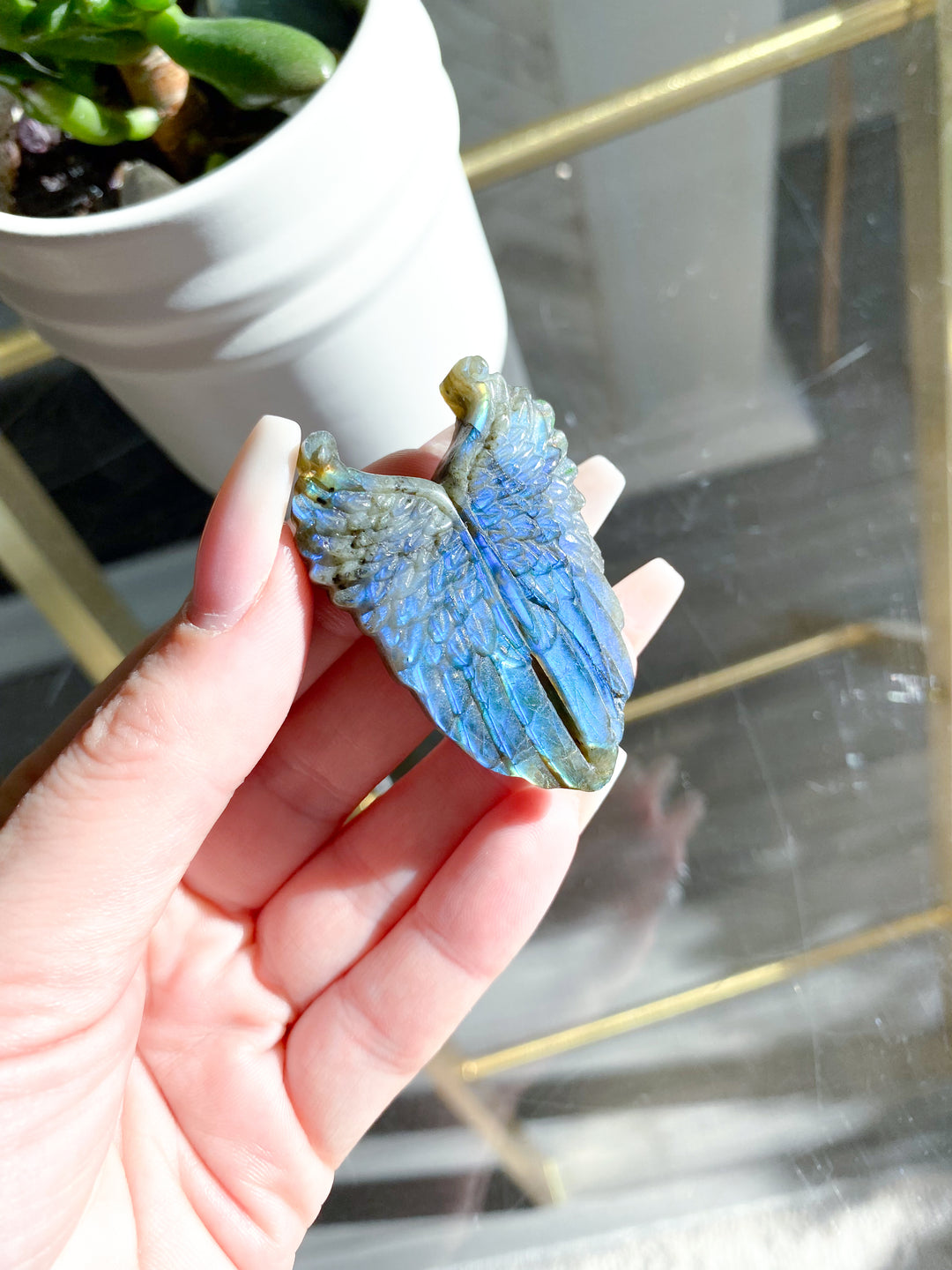 Labradorite Angel Wings