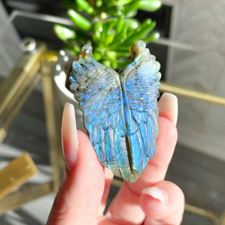 Labradorite Angel Wings