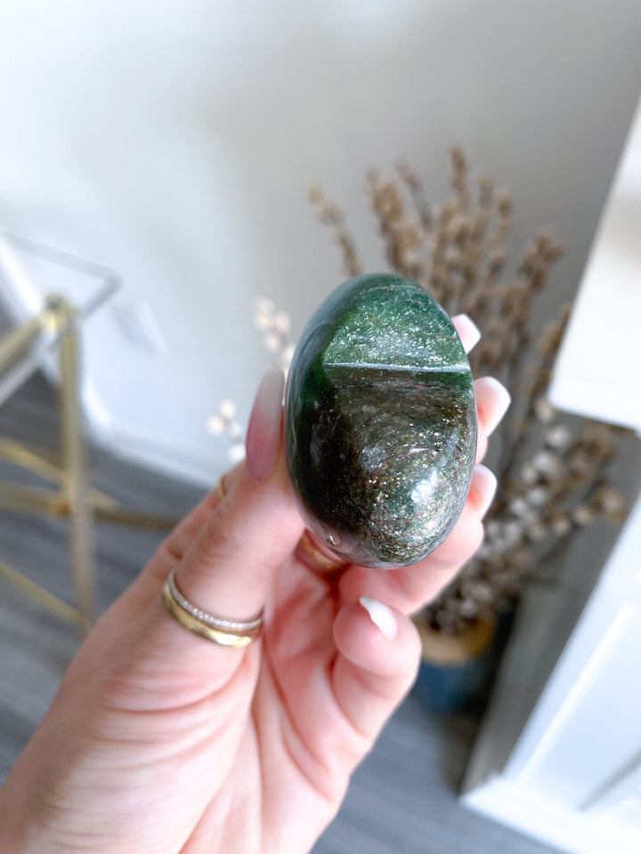 Small Green Aventurine Heart 2"