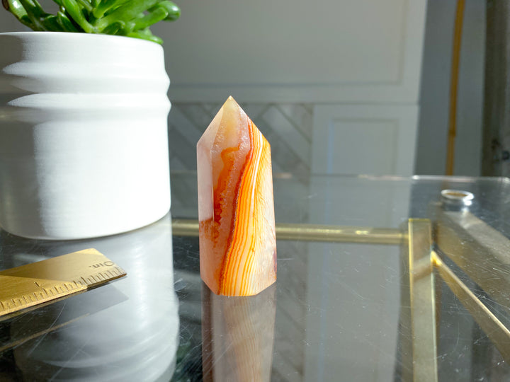 Carnelian Tower 2" - Get Exact Crystal