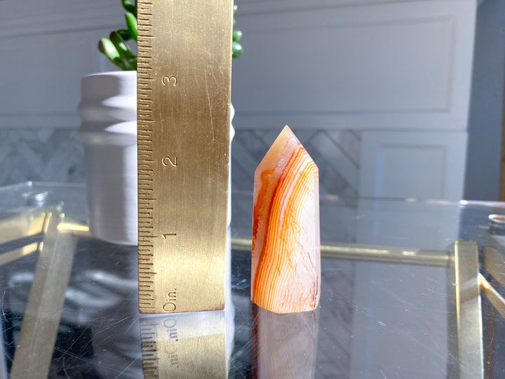 Carnelian Tower 2" - Get Exact Crystal