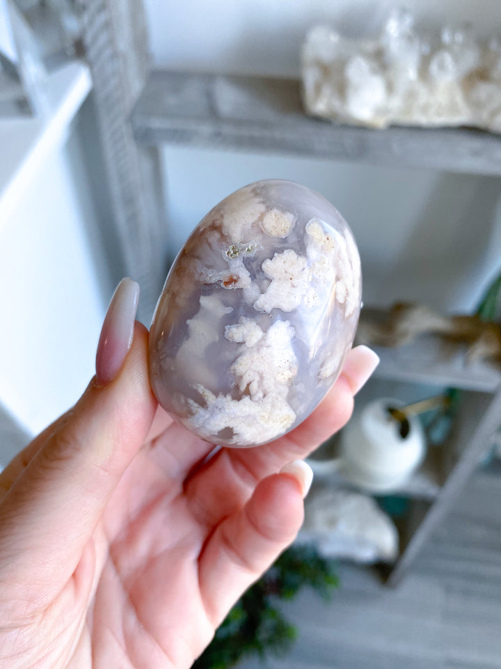 Pink Flower Agate Palm 