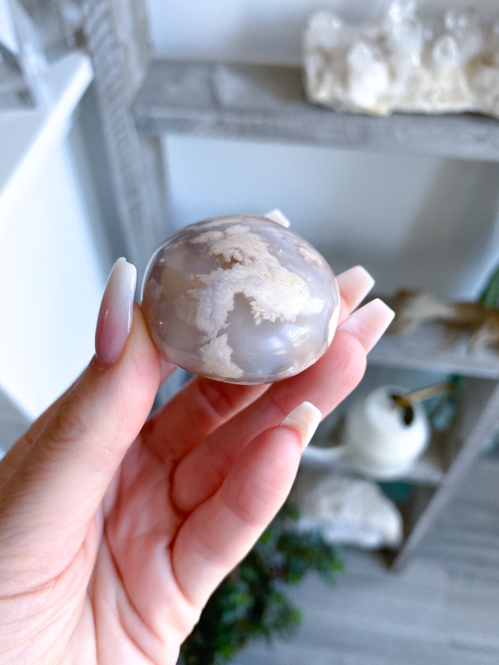 Pink Flower Agate Palm 