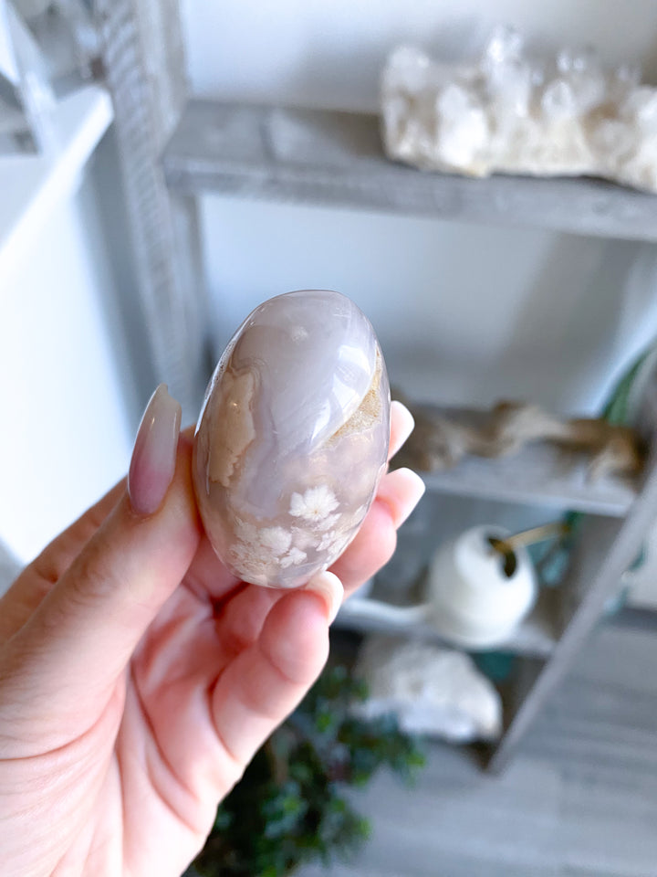 Pink Flower Agate Palm 