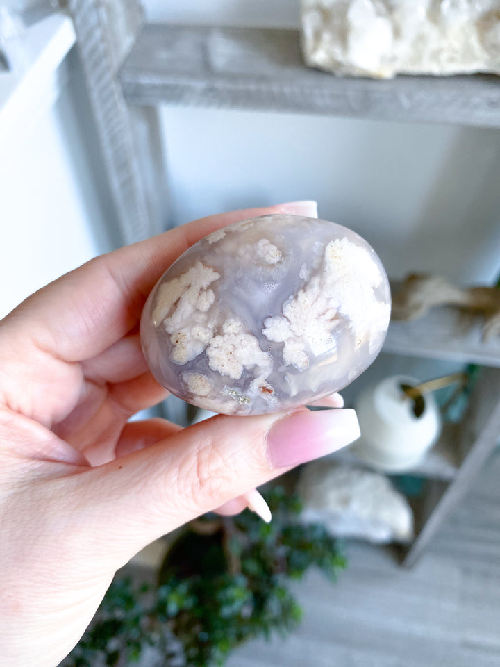 Pink Flower Agate Palm 