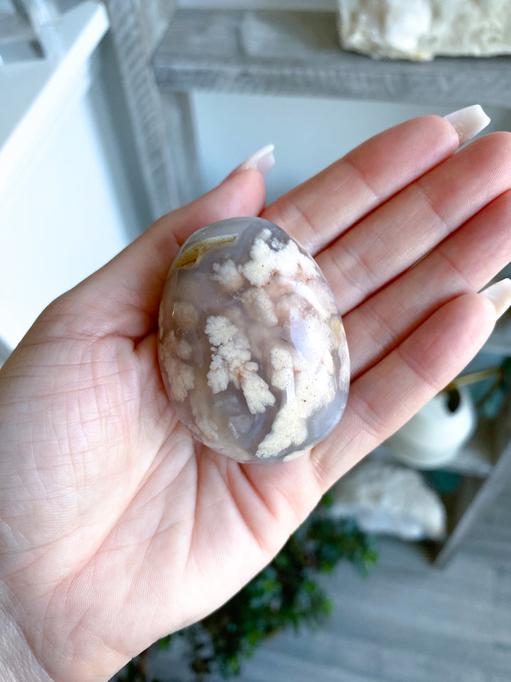 Pink Flower Agate Palm 