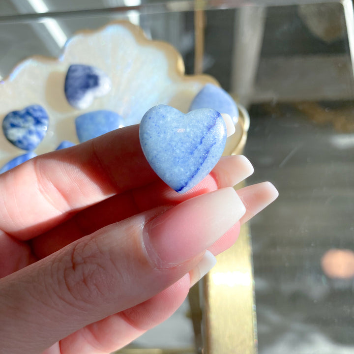 Blue Aventurine Mini Heart