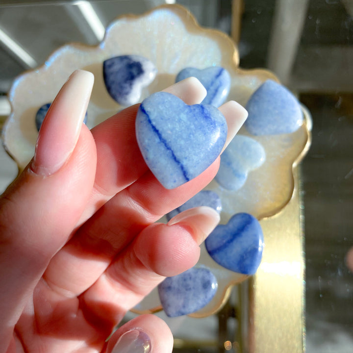 Blue Aventurine Mini Heart