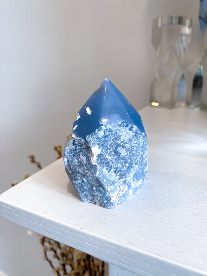 Angelite Top Polish Point #6
