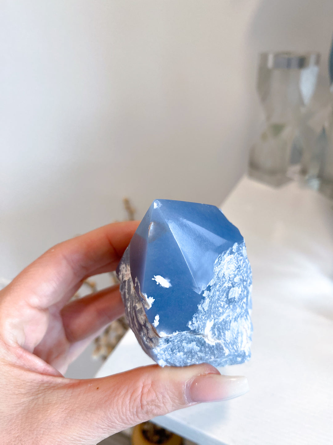 Angelite Top Polish Point #6