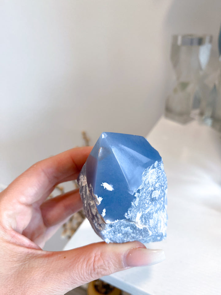 Angelite Top Polish Point #6
